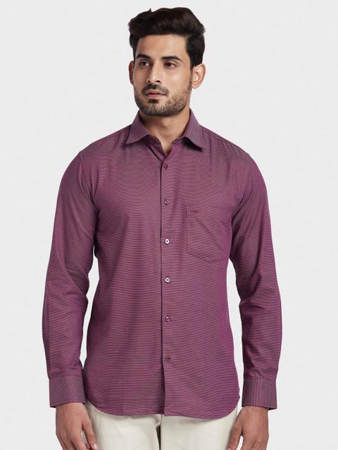 

ColorPlus Men Maroon Printed Casual Shirt