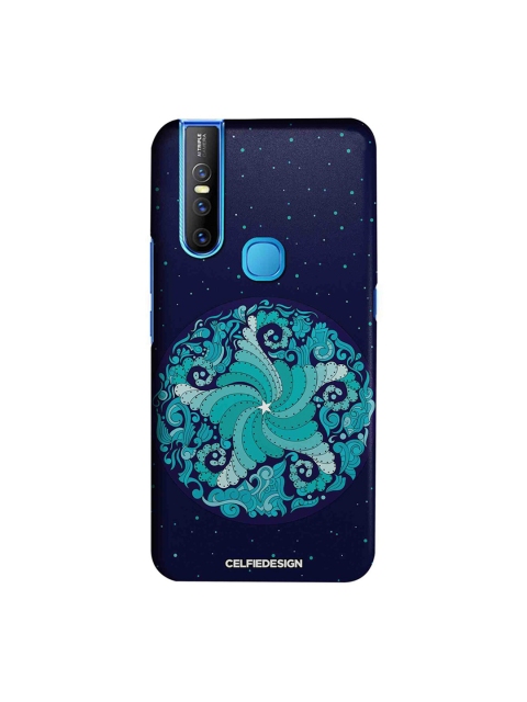 

CelfieDesign Navy Blue & Sea Green Starfish Mandala Vivo V15 Sustainable Back Cover