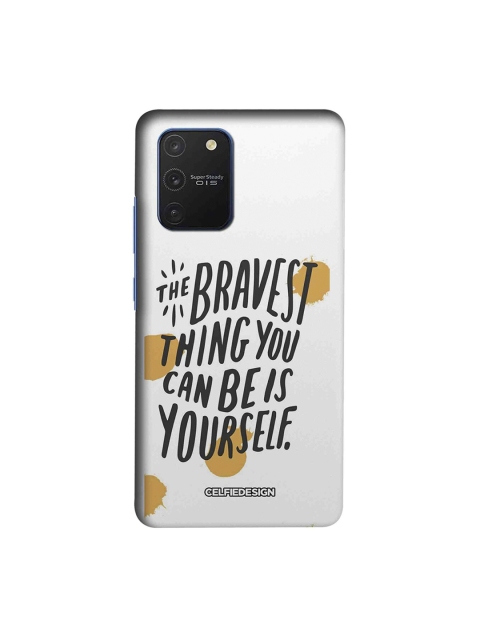 

CelfieDesign White & Black Samsung Galaxy S10 Lite Back Cover