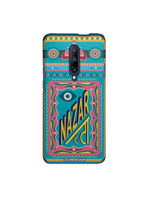 CelfieDesign Blue Pink Nazar Hata OnePlus 7 Pro Nazar Lage Sustainable Back Cover