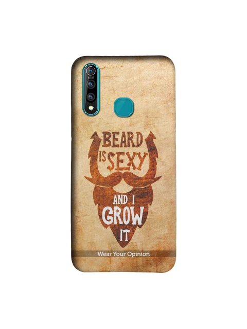 

CelfieDesign Beige & Brown Beard is sexy Vivo Z1 Pro Sustainable Back Cover