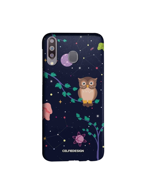 

CelfieDesign Navy Blue Space Owl Samsung Galaxy M30 Back Cover