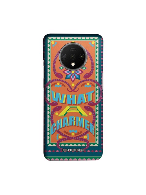 

CelfieDesign Orange & Blue What A Charmer Printed OnePlus 7T Back Cover