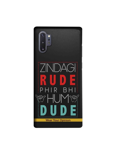 

CelfieDesign Black Red Zindagi Rude Samsung Galaxy Note10 Plus Back Cover