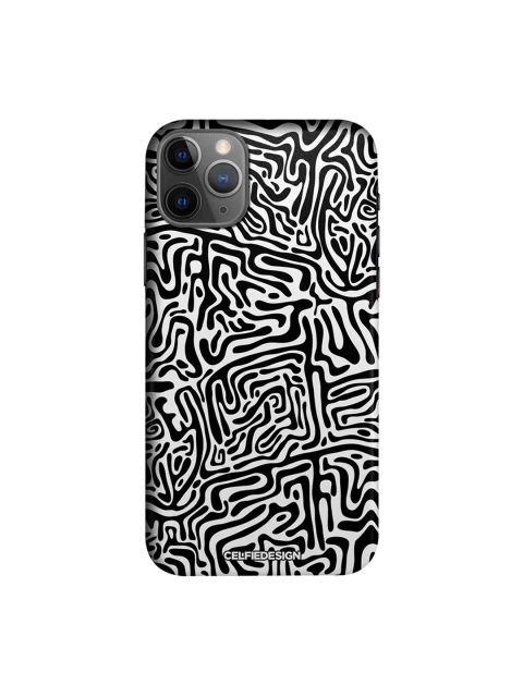 

CelfieDesign Black & White Maze Abstract Printed iPhone 11 Pro Sustainable Back Cover
