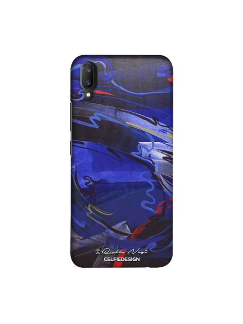 

CelfieDesign Blue & Black Happy Sky Printed Sustainable Vivo V11 Pro Back Cover