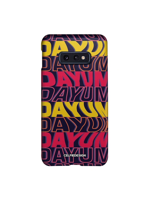 

CelfieDesign Black & Yellow Quirky Sustainable Dayum Samsung Galaxy S10E Back Cover