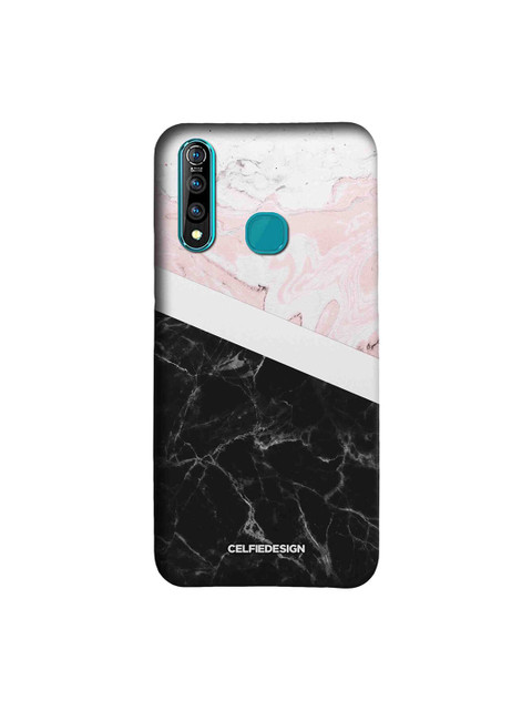 

CelfieDesign Balck & Pink Blend Signature Quirky Sustainable Vivo Z1 Pro Back Cover, Black