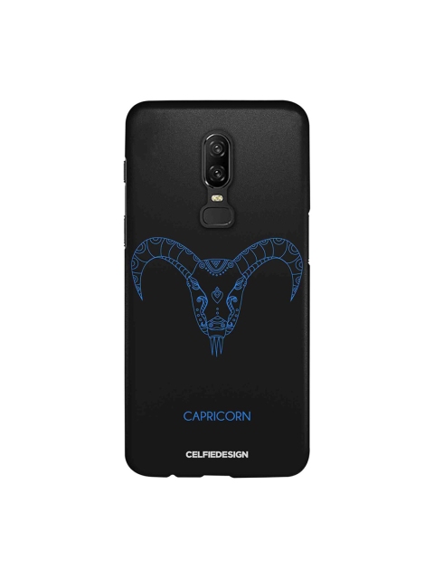 

CelfieDesign Black & Blue Capricorn Zodiac OnePlus 6 Sustainable Back Cover