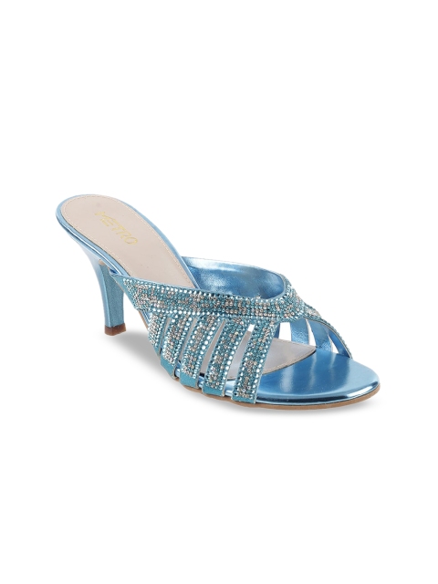 

Metro Women Blue Embellished Heels