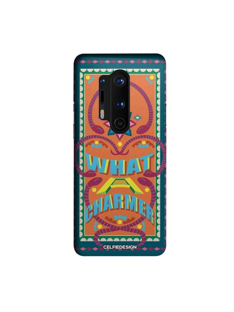 

CelfieDesign Peach-Colored & Blue What Charmer OnePlus 8 Pro Sustainable Case