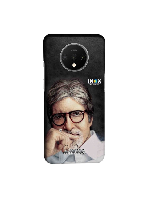 

CelfieDesign Black & Beige Inox BigB Quirky Sustainable OnePlus 7T Back Cover
