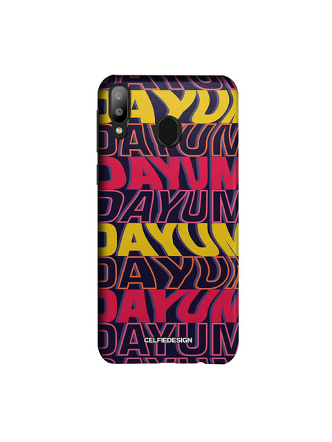 

CelfieDesign Navy-Blue & Pink Dayum Pattern Samsung Galaxy M20 Back Cover