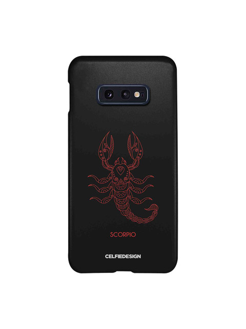

CelfieDesign Black & Red Scorpio Samsung Galaxy S10E Zodiac Sustainable Back Cover