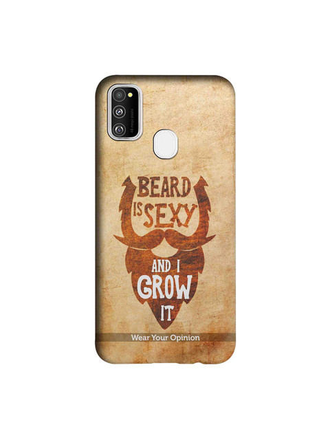 

CelfieDesign Brown & White Beard Is Sexy Samsung Galaxy M30S Sustainable Back Case