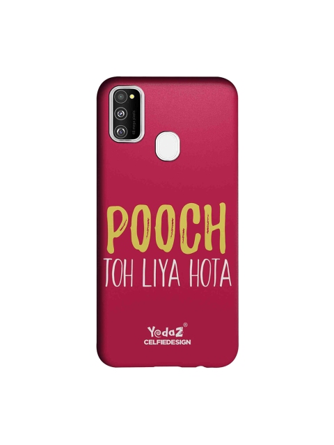 

CelfieDesign Pink & Yellow Pooch Toh Liya Hota Samsung Galaxy M30S Back Case
