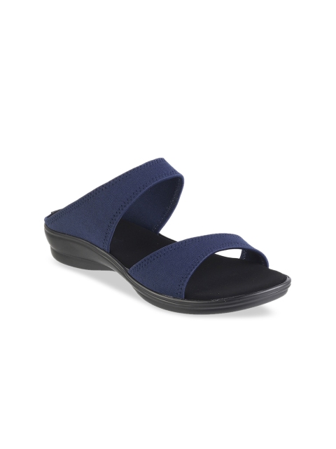 

Metro Women Navy Blue Solid Wedges