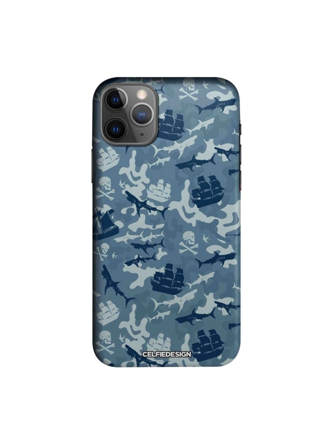 

CelfieDesign Blue & White Pirates Pattern Printed iPhone 11 Pro Back Cover