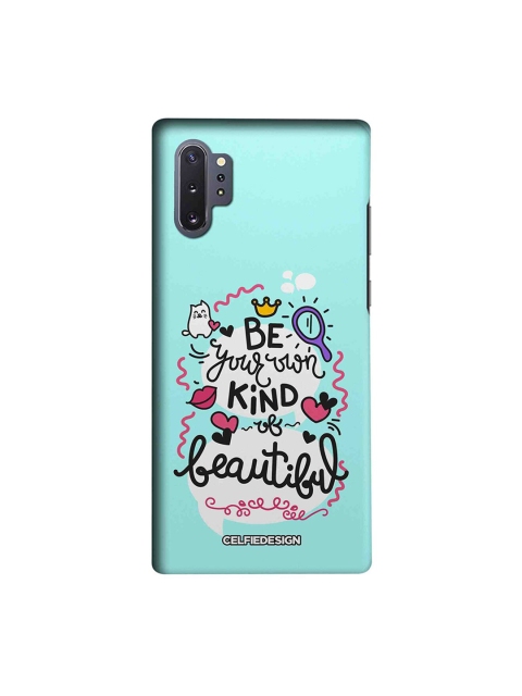 

CelfieDesign Blue & White Be Your Own Kind Of Beautiful Base 501 Quirky Sustainable Samsung Galaxy Note10 Plus Back Cover