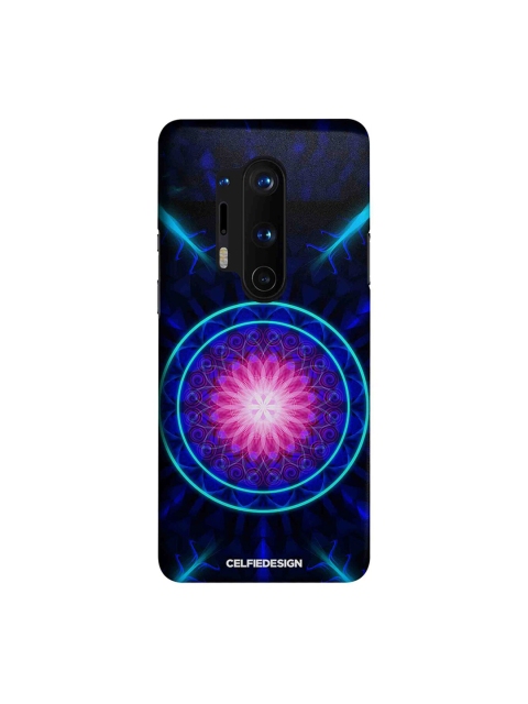 

CelfieDesign Black & Blue Trip Zone Mandala Quirky Sustainable OnePlus 8 Pro Back Cover
