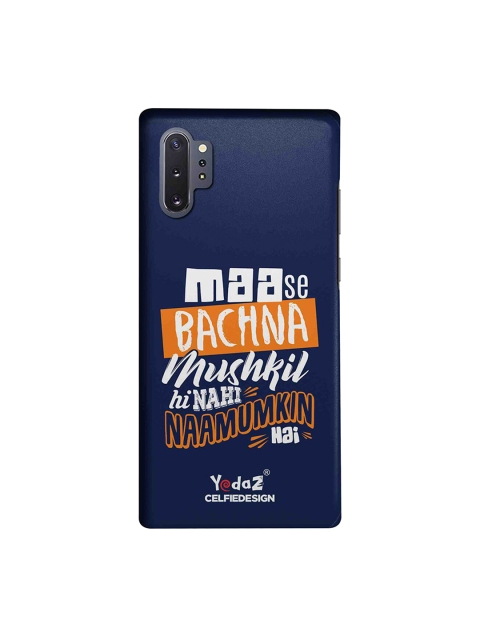 

CelfieDesign Navy Blue & White Maa Se Bachna Mushkil Samsung Galaxy Note10 Plus Sustainable Back Cover