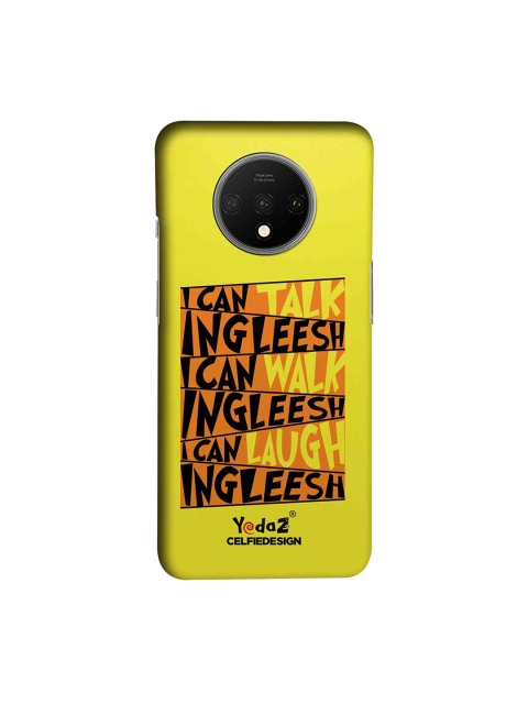 

CelfieDesign Yellow & Orange I Can Talk Ingleesh I Can OnePlus 7T Back Cover