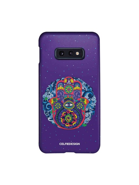 

CelfieDesign Purple & Blue Humsa Mandala Printed Samsung Galaxy S10E Back Cover