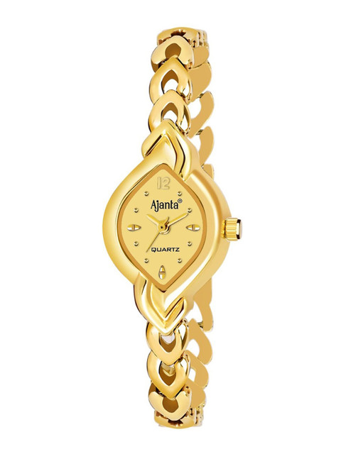 

Ajanta Women Gold-Toned Analogue Watch