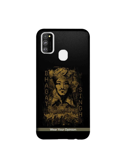 

CelfieDesign Unisex Black Bhagat Singh Sustainable Samsung Galaxy M30S Back Case
