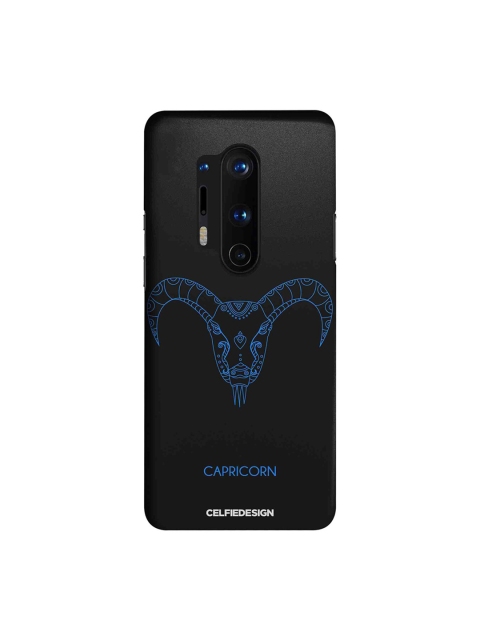 

CelfieDesign Black & Blue Capricorn Printed OnePlus 8 Pro Back Cover