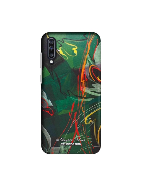 

CelfieDesign Green & Red Strokes Of Life Samsung Galaxy A70 Back Case