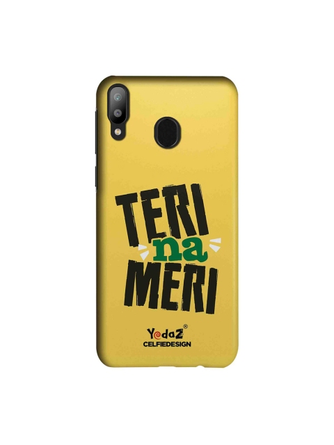 

CelfieDesign Yellow Black Teri Meri Yedaz Quirky Sustainable Samsung Galaxy M20 Mobile Back Cover