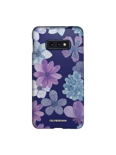 

CelfieDesign Purple & Blue Iris Base 501 Quirky Sustainable Samsung Galaxy S10E Back Cover