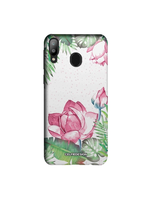 

CelfieDesign White & Green Laotian Lotus Samsung Galaxy M20 Back Case