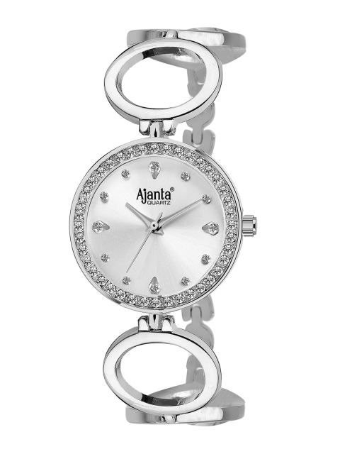 Ajanta Women Silver-Toned Analogue Watch Ajanta_AWC201KTL/SSL