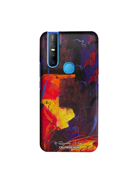 

CelfieDesign Black & Orange Moksha Rouble Nagi Quirky Sustainable Vivo V15 Back Cover