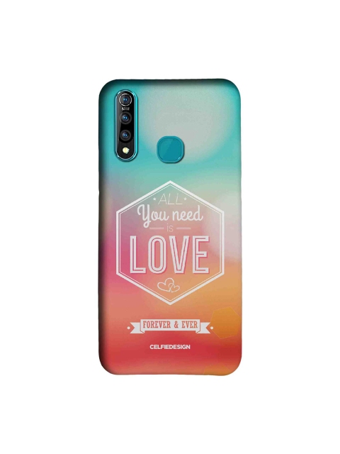 

CelfieDesign Turquoise Blue & White Printed Vivo Z1 Pro Phone Back Cover