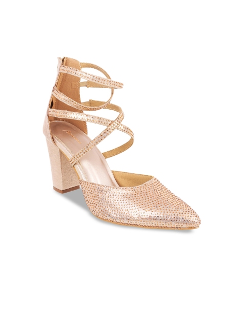 

Metro Women Beige Solid Pumps