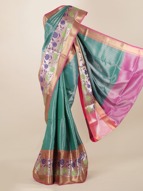 

Pothys Green Woven Design Saree