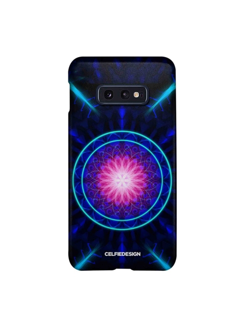 

CelfieDesign Black & Blue Trip Zone Mandala Quirky Samsung Galaxy S10E Back Cover