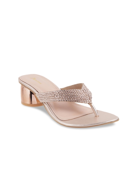 

Metro Women Beige Solid Sandals