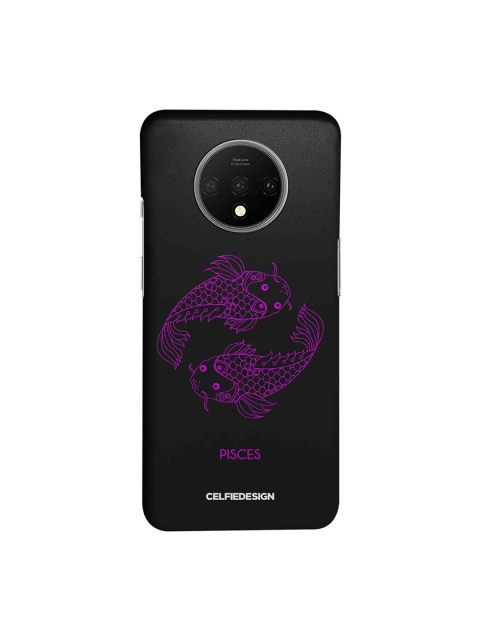 

CelfieDesign Black & Purple Pisces Zodiac OnePlus 7T Back Cover