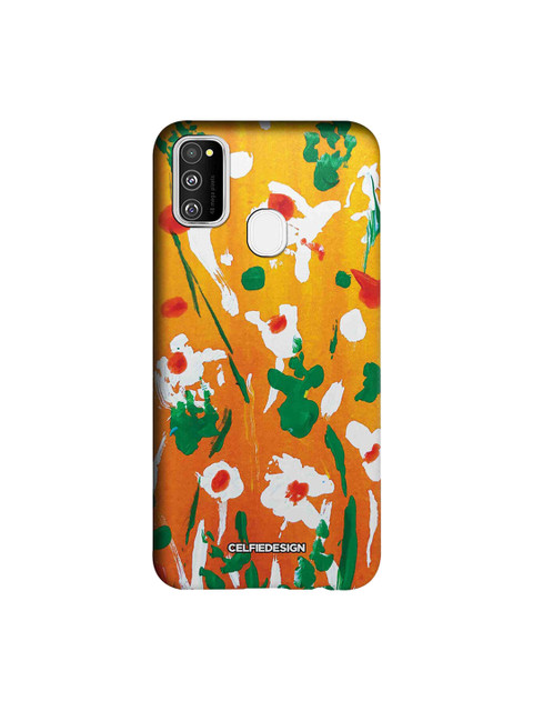 

CelfieDesign Orange Printed Blooming Yellow Samsung Galaxy M30S Back Cover