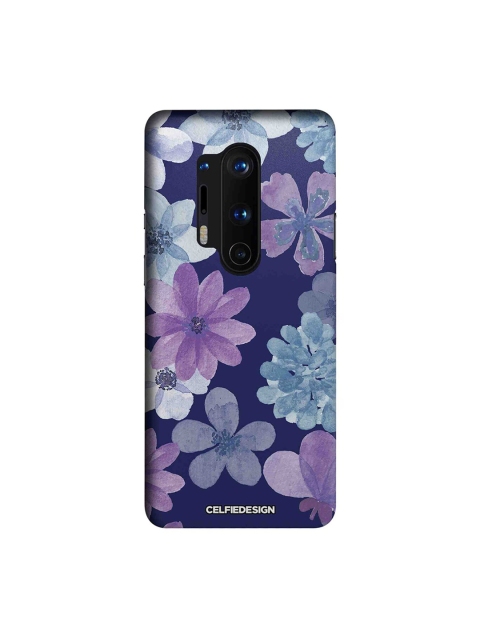 

CelfieDesign Purple, Pink & White Floral Printed OnePlus 8 Pro Sustainable Back Cover