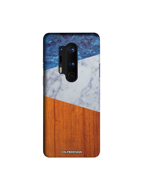

CelfieDesign Blue & White Marble Wood OnePlus 8 Pro Sustainable Back Cover