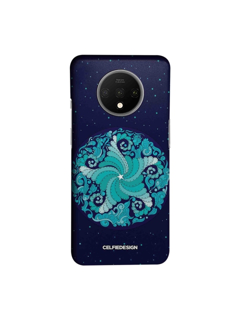 

CelfieDesign Navy Blue & Sea Green Starfish Mandala OnePlus 7T Back Cover