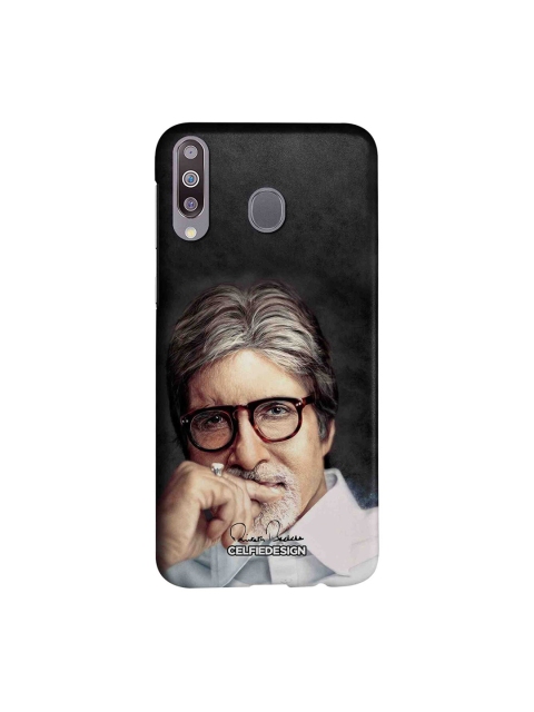 

CelfieDesign Black & White BigB AB Collections Samsung Galaxy M30 Mobile Back Cover