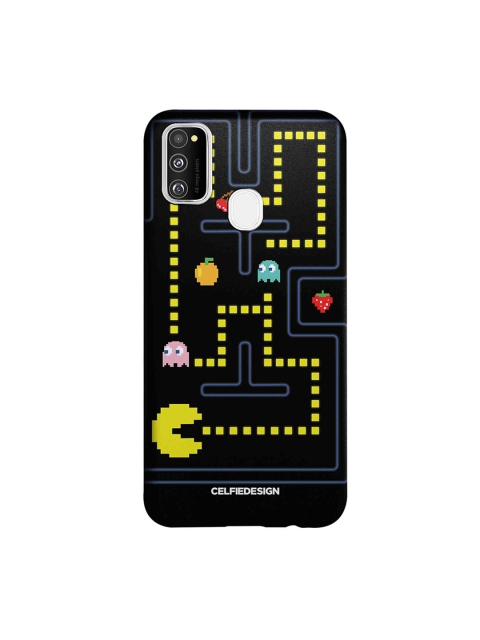 

CelfieDesign Black & Yellow Pacman Samsung Galaxy M30s Sustainable Back Cover