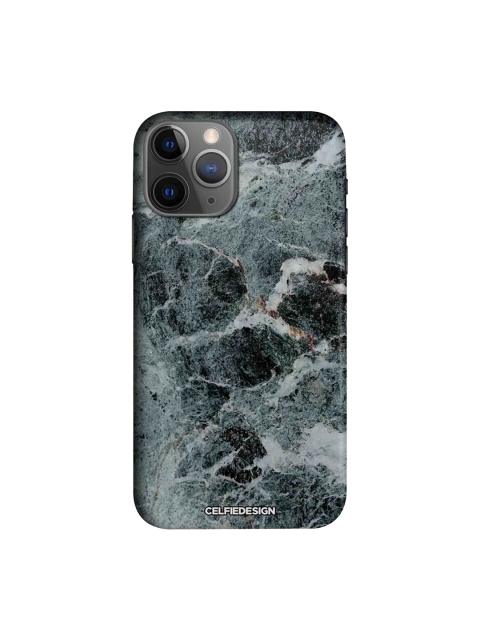 

CelfieDesign Black & Green Marqina Printed iPhone 11 Pro Max Sustainable Back Cover