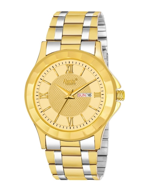 

Ajanta Men Gold-Toned & Silver-Toned Analogue Watch Ajanta_AWC414MRG/1